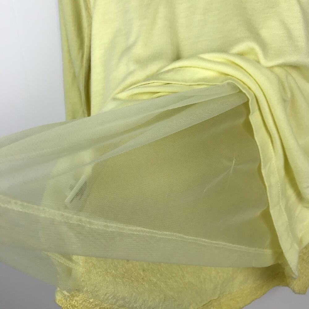 Antonio Melani  sequined blouse yellow Size S - Picture 7 of 9